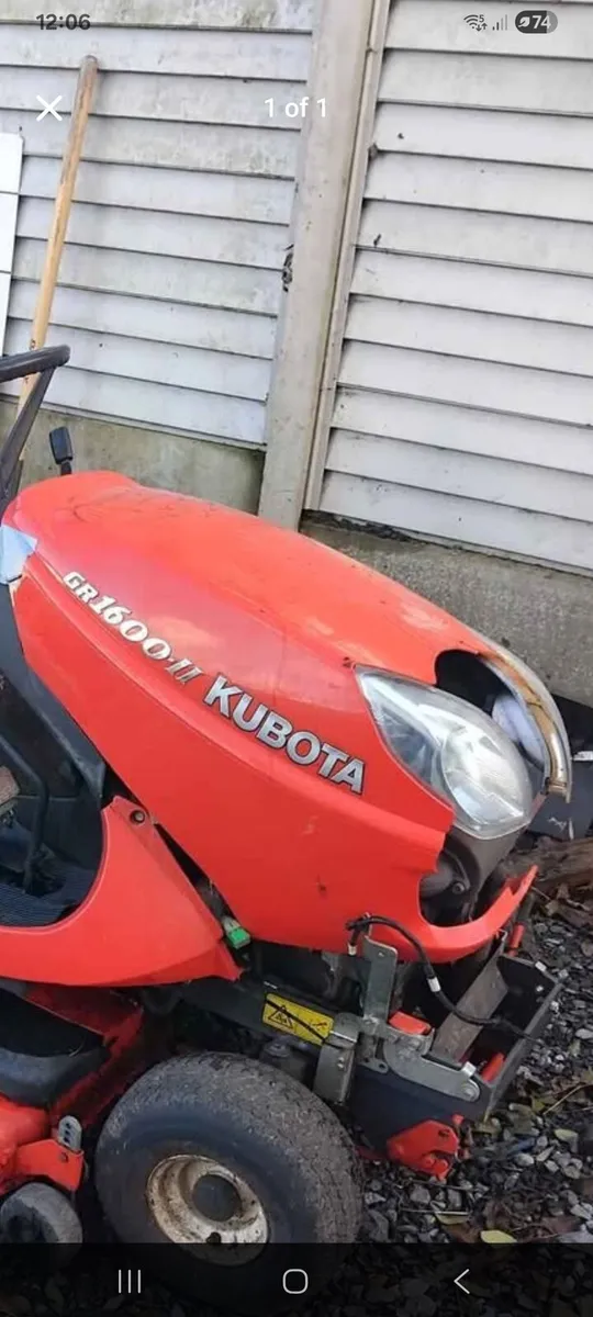 Ride on lawnmower kubota - Image 2