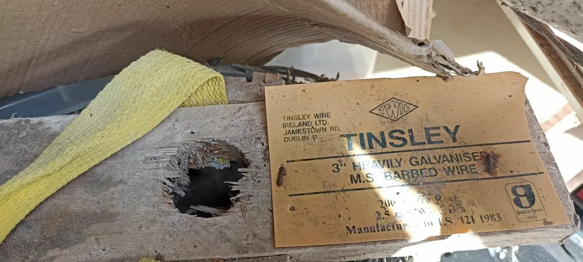 Roll of Tinsley  Barbed Wire - Image 1