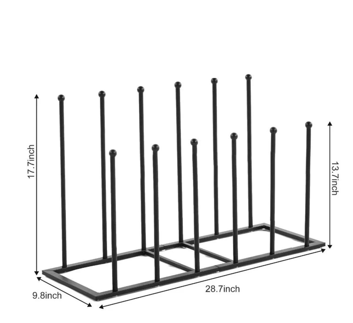 Welly Boot Metal Rack 6 Pair Indoor or Outdoor NEW - Image 2
