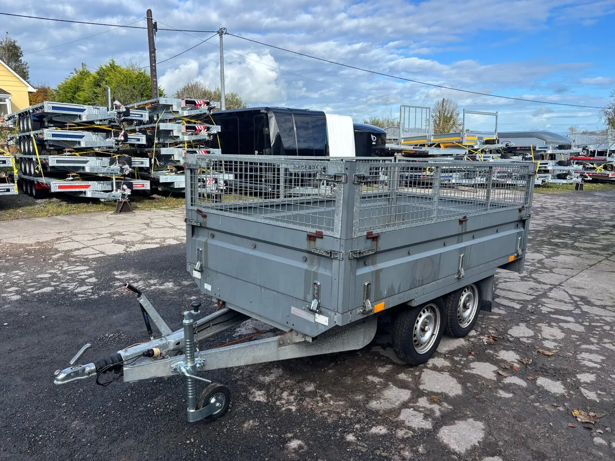 Dropside trailer with mesh sides 9 x 5 - Image 3