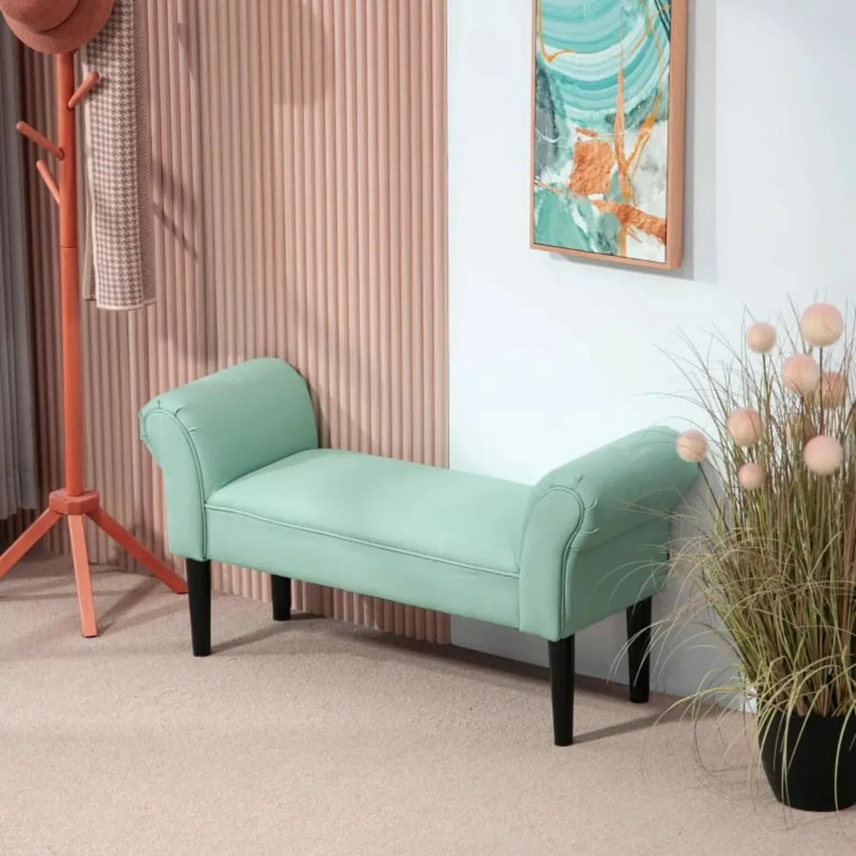 Padded Bench for Bedroom and Hallway, supports up - Image 2