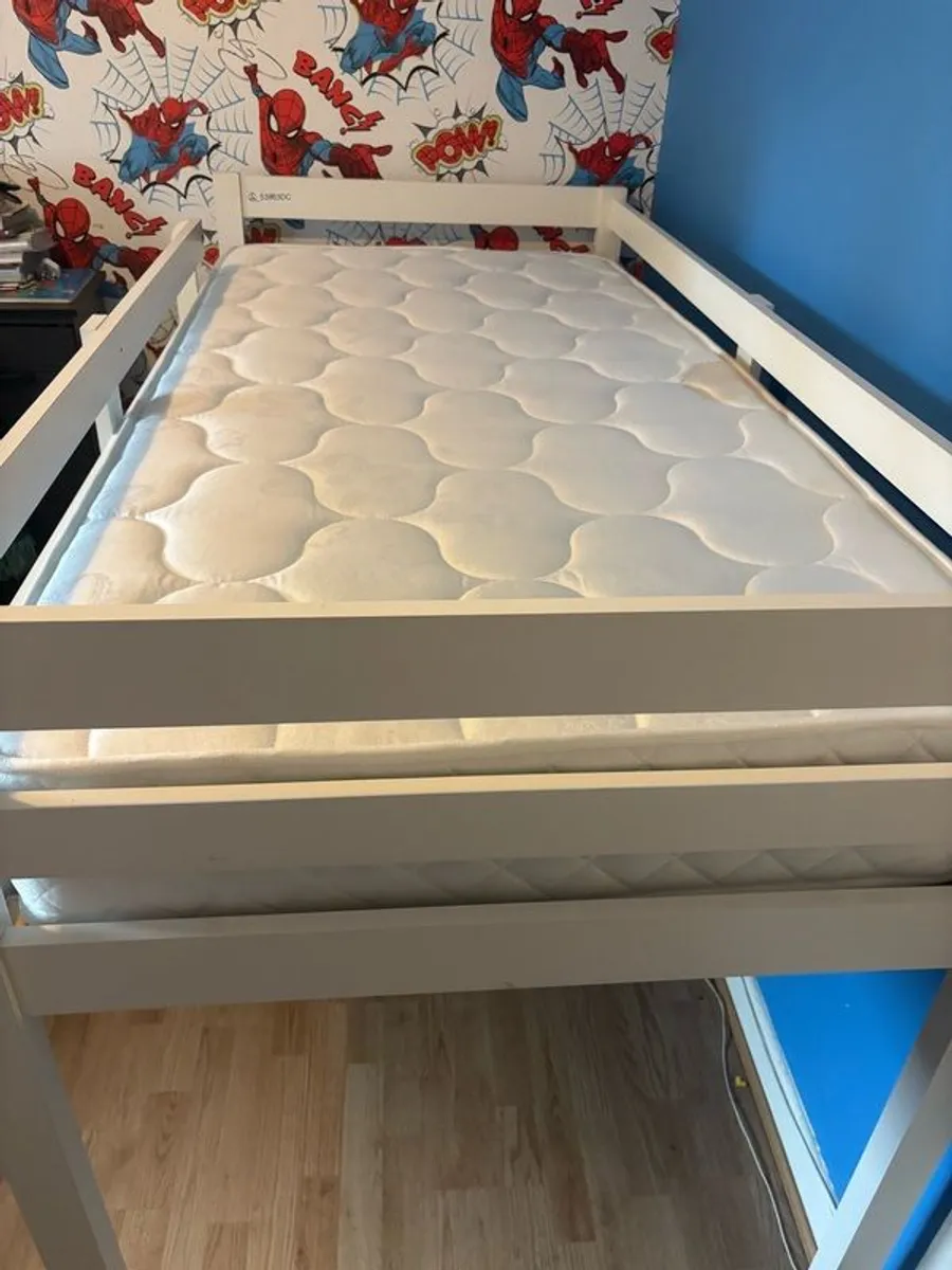 Midi bunk bed and mattress - Image 1