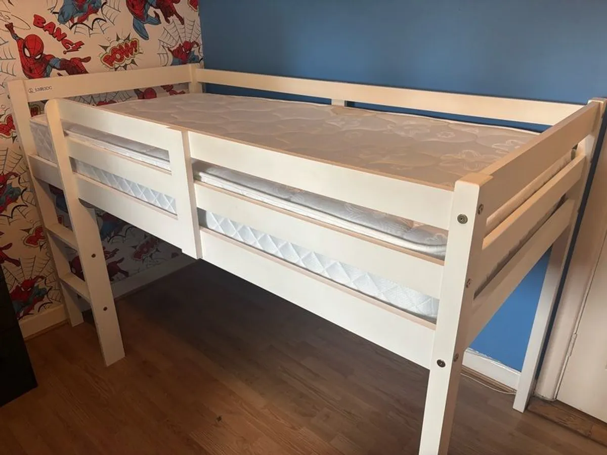 Midi bunk bed and mattress - Image 3