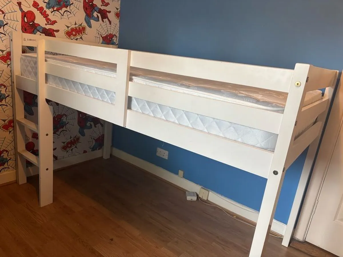 Midi bunk bed and mattress - Image 4