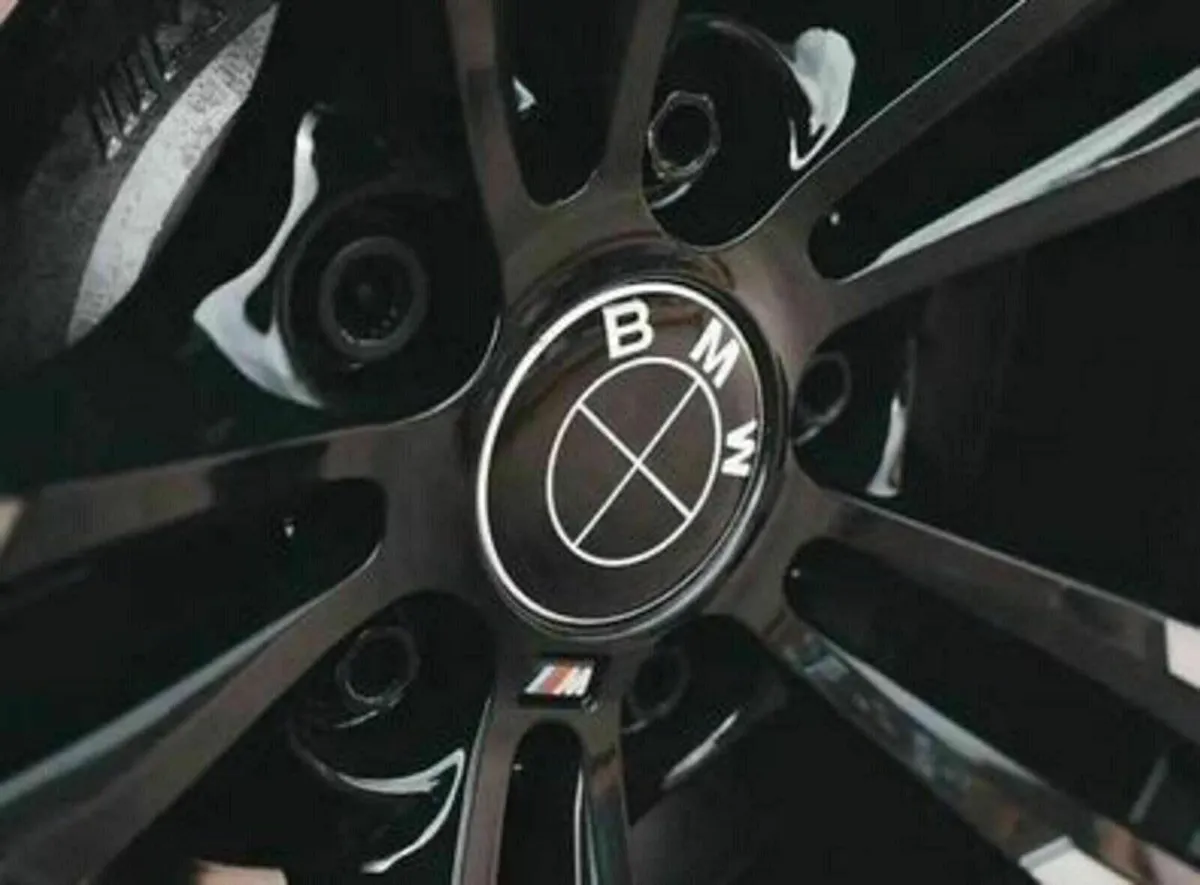 4 x New All Black BMW Caps (68mm) Free Post - Image 1