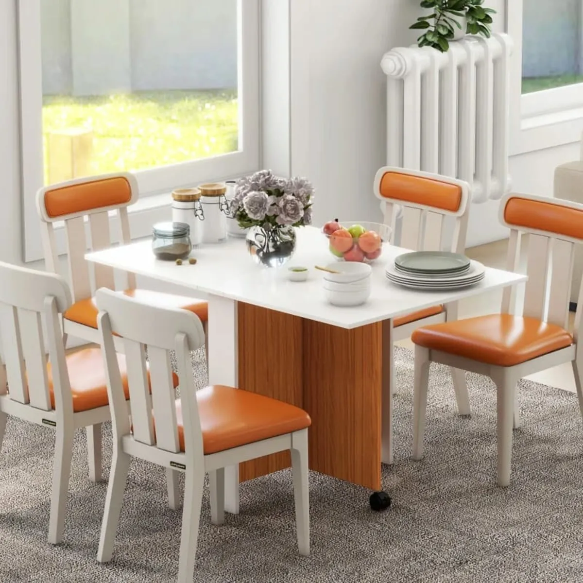 Fold-out dining table Extendable dining table, mob - Image 4
