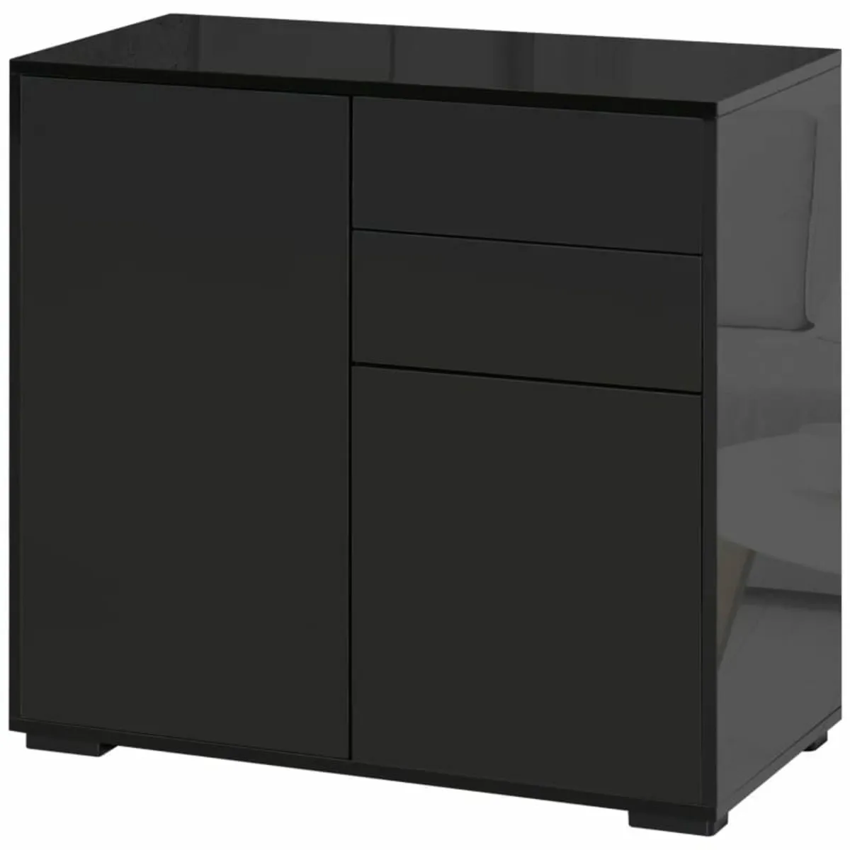Storage cabinet with 2 drawers, 2 doors, with anti - Image 1