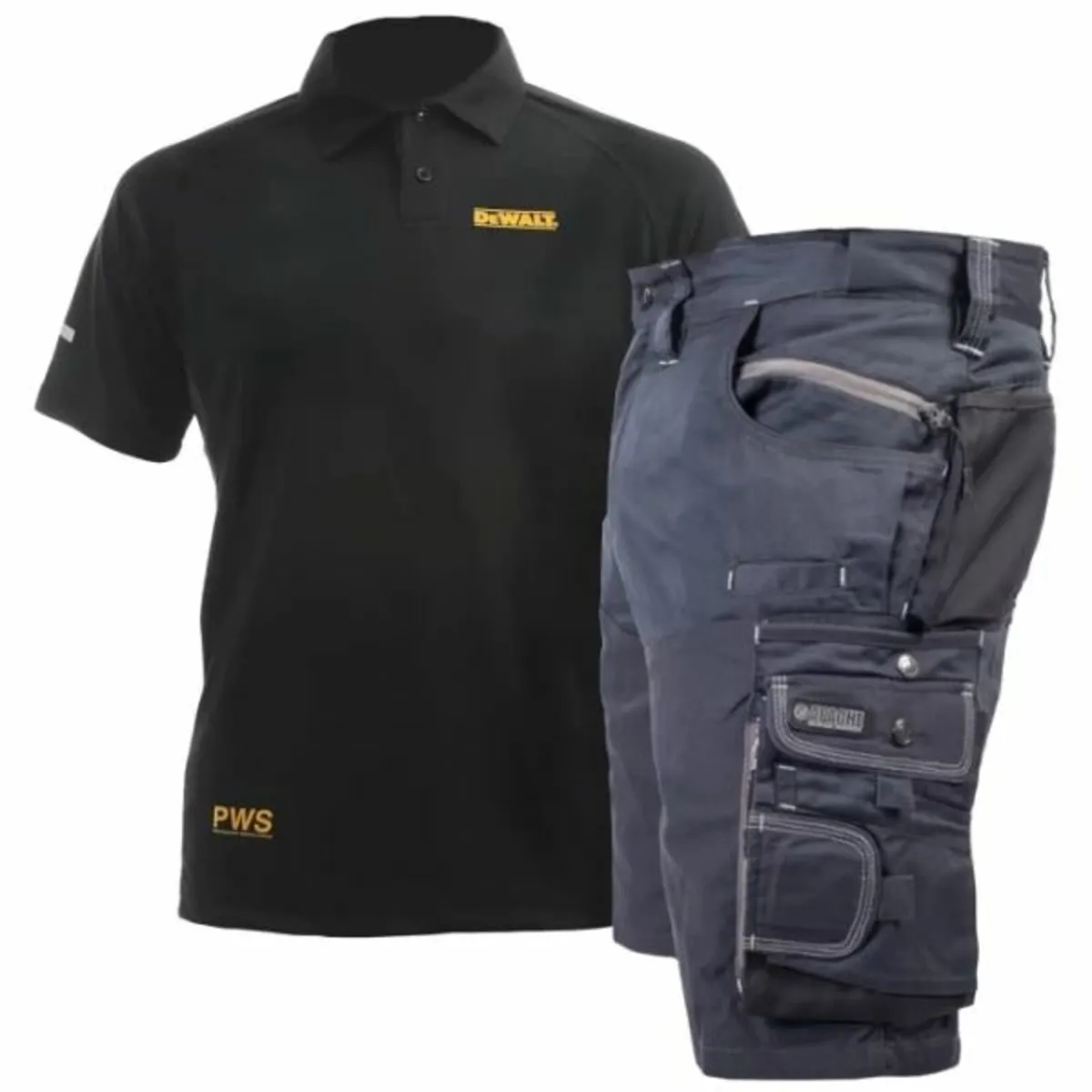 Apache ATS Cargo Shorts + DeWalt RUTLAND PWS Polo - Image 1