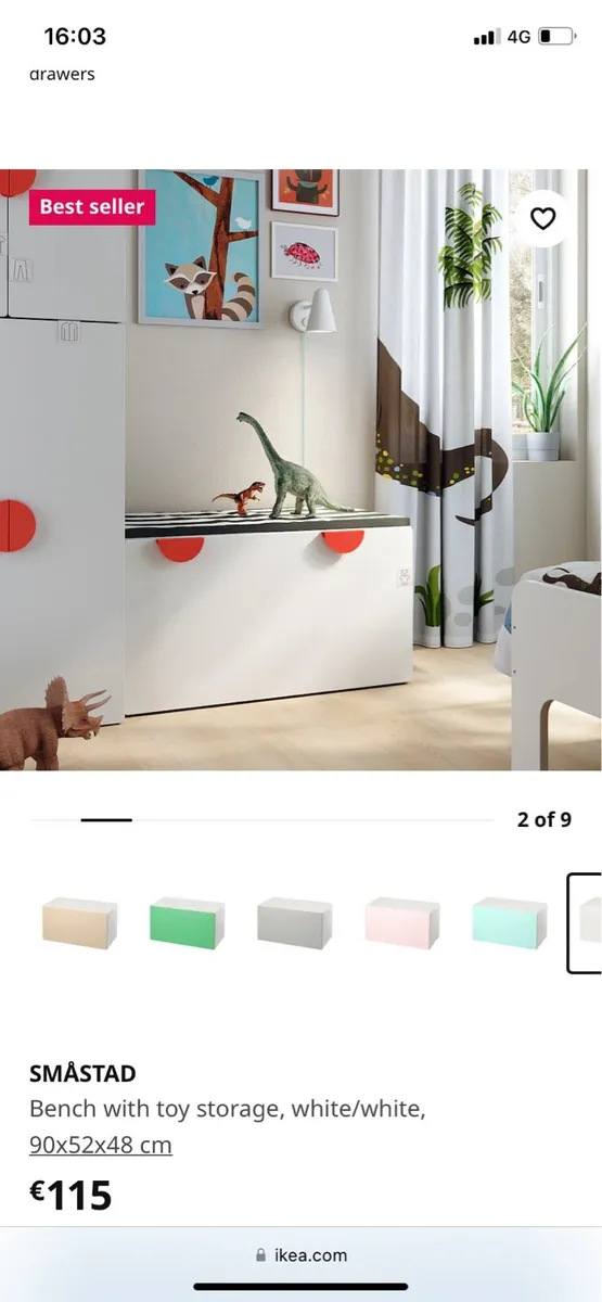 IKEA Bench/storage/table - Image 4