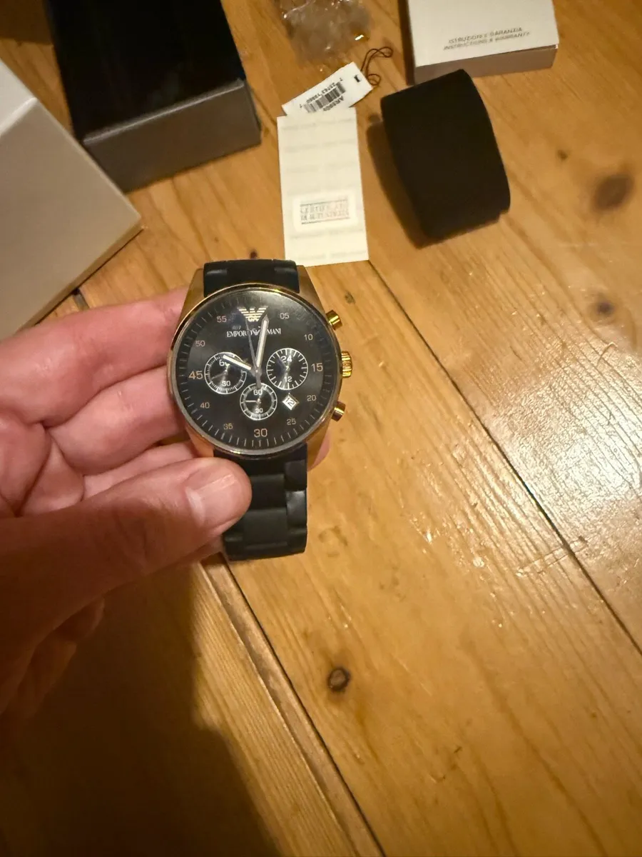 Watch, Bracelet, Rings and  Blue Light Glasses - Image 1