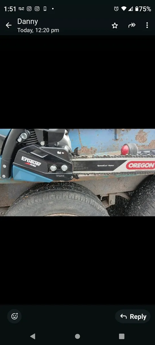 Erbauer ECSP41 40cm 41.4cc Petrol Chainsaw - Image 3