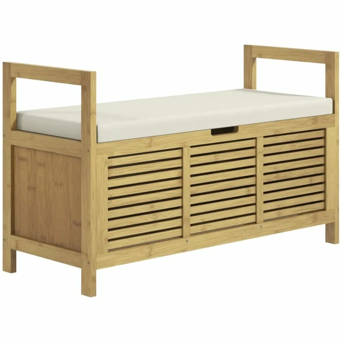 Shoe Rack with Storage, Shoe Bench, Soft Seat Cush - Image 1
