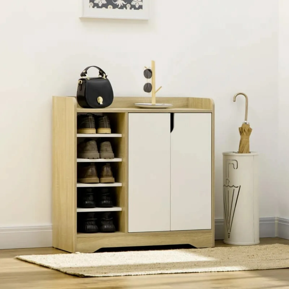 Storage with Double Doors and Open Shelves 13 Pair - Image 3