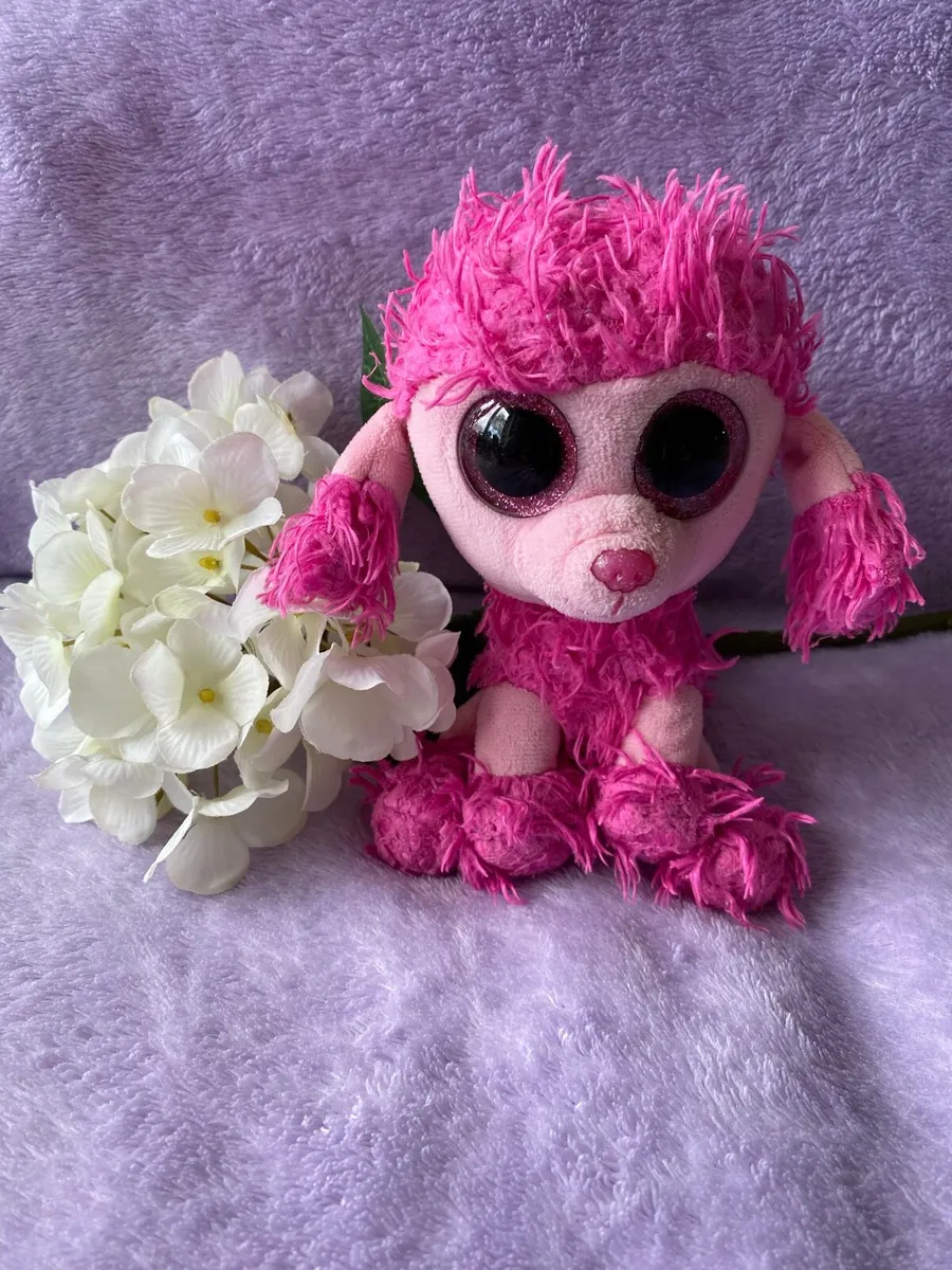 TY Beanie Boo Patsy the Pink Poodle 6”  Toy - Image 1
