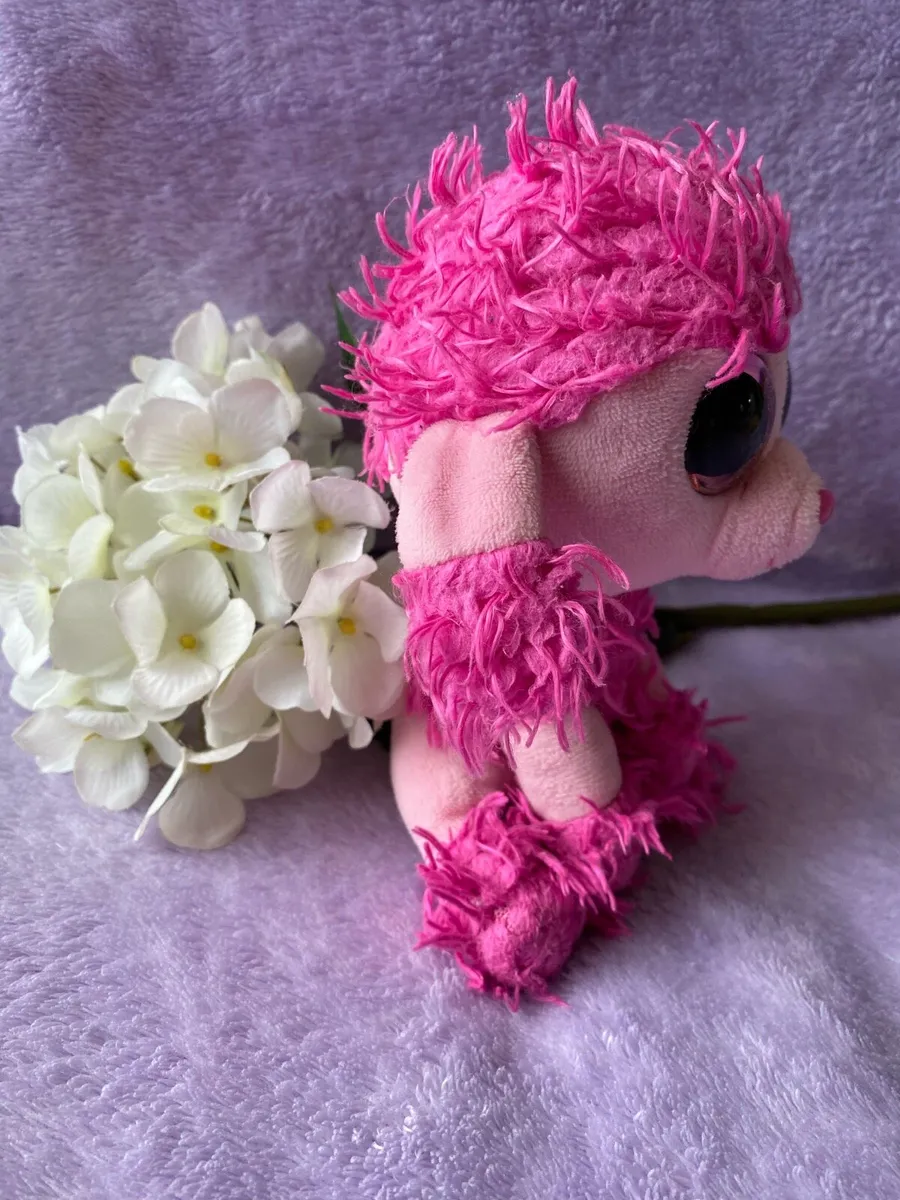 TY Beanie Boo Patsy the Pink Poodle 6”  Toy - Image 3