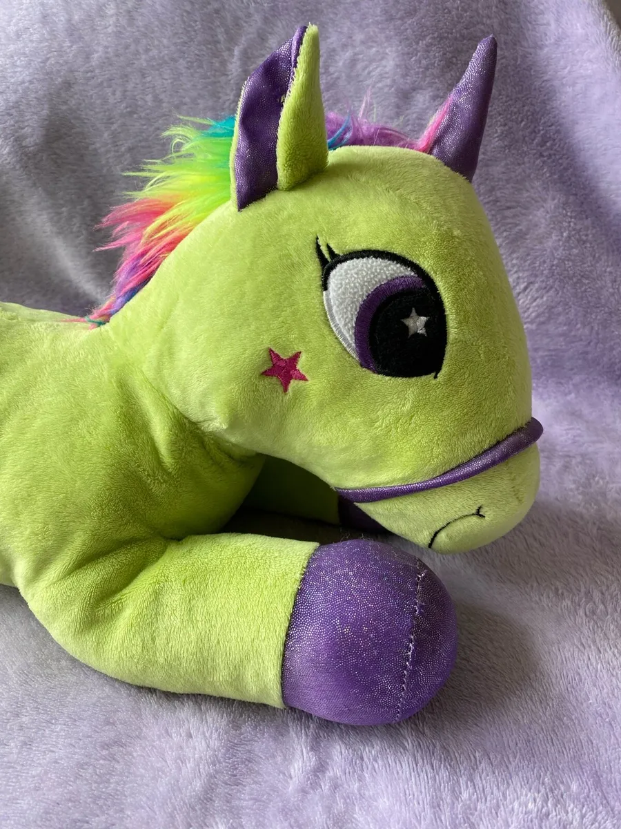 Green & Purple Unicorn 🦄 DreamLand Plush Toy - Image 1