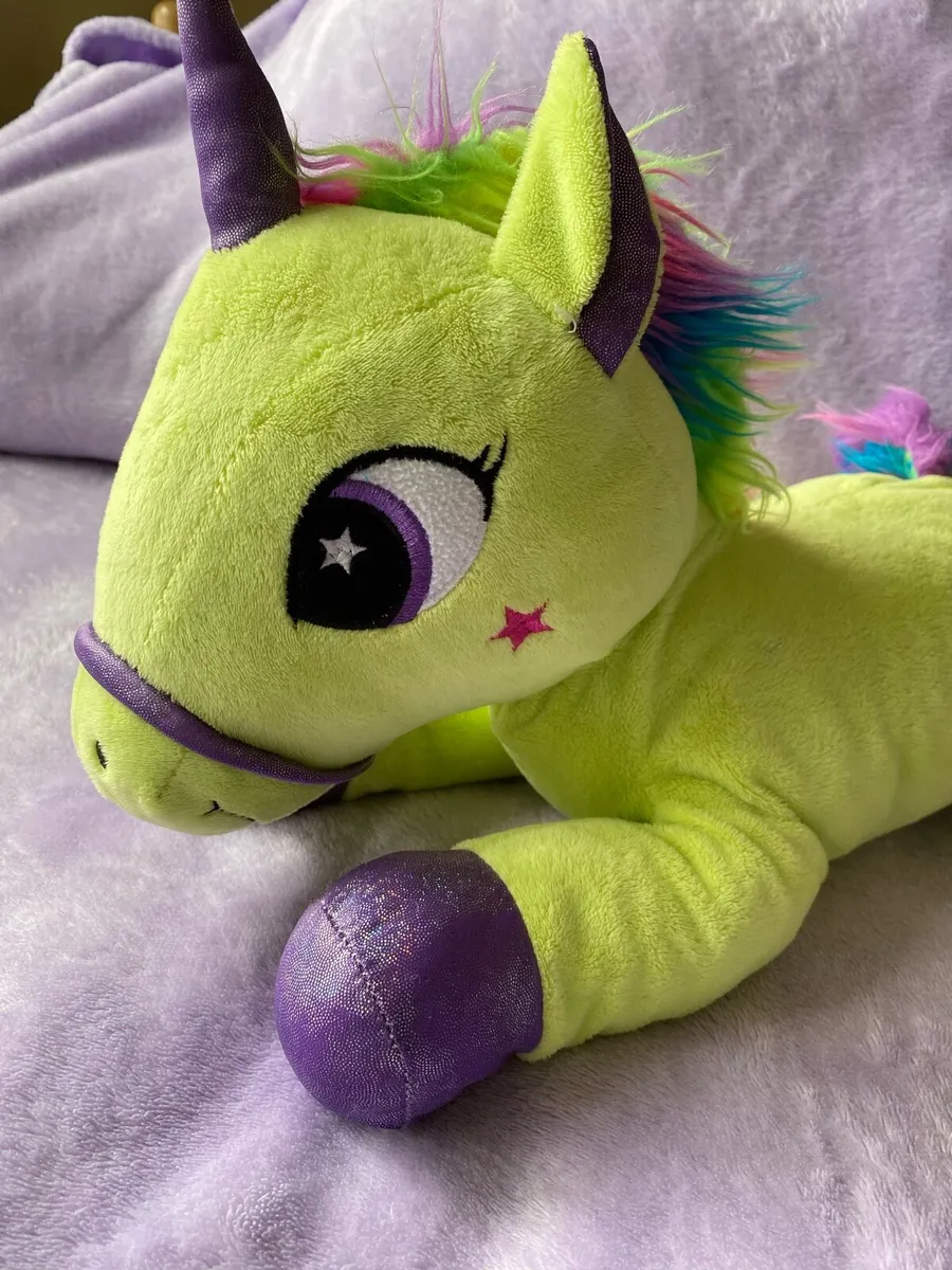 Green & Purple Unicorn 🦄 DreamLand Plush Toy - Image 2