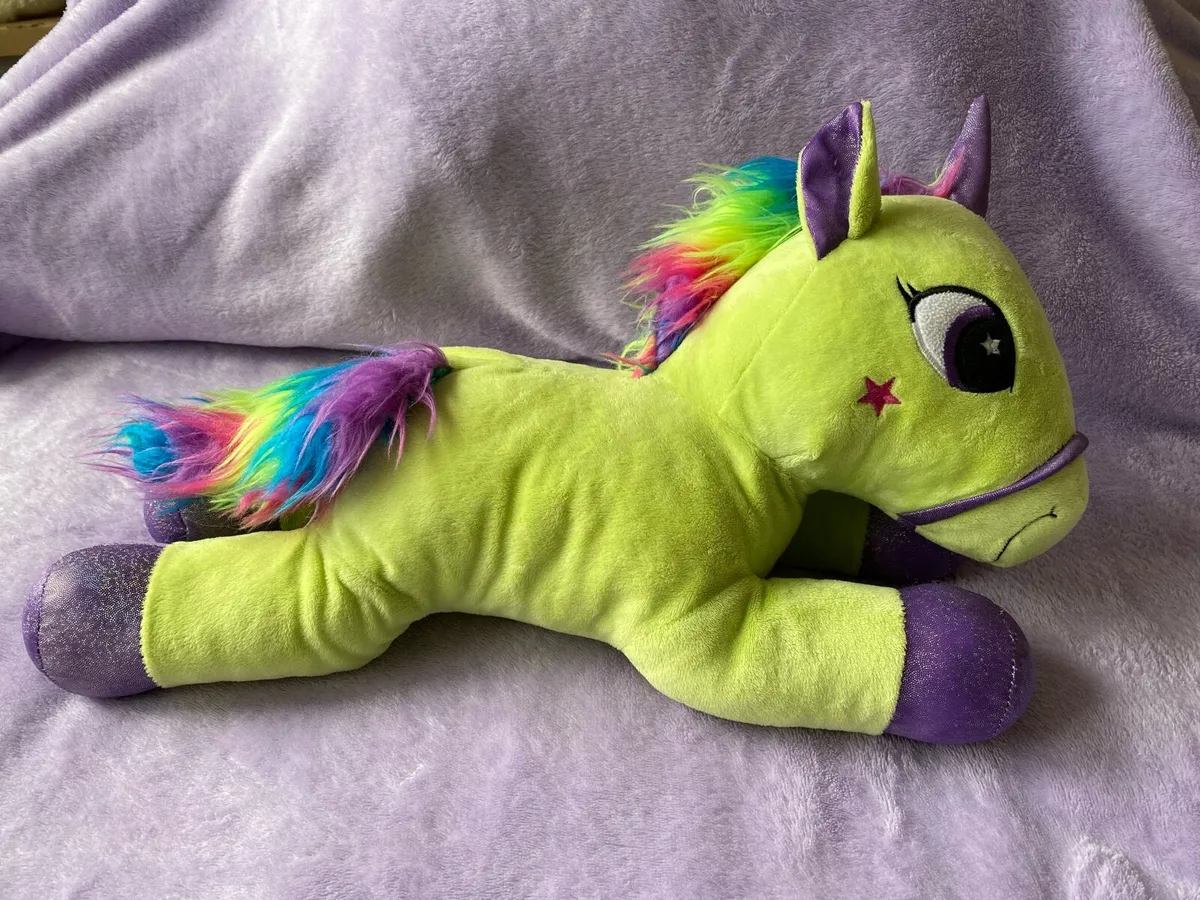Green & Purple Unicorn 🦄 DreamLand Plush Toy - Image 3