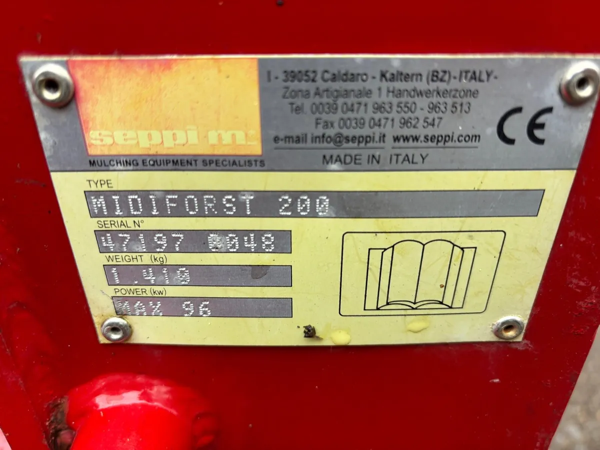 Seppi Midiforest 200 mulcher - Image 4