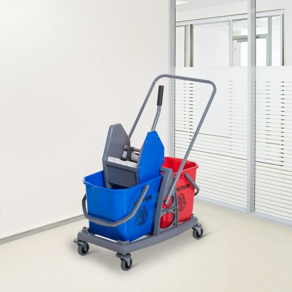 Washing Cart Professional Cleaning Cart Jaw Press - Image 3