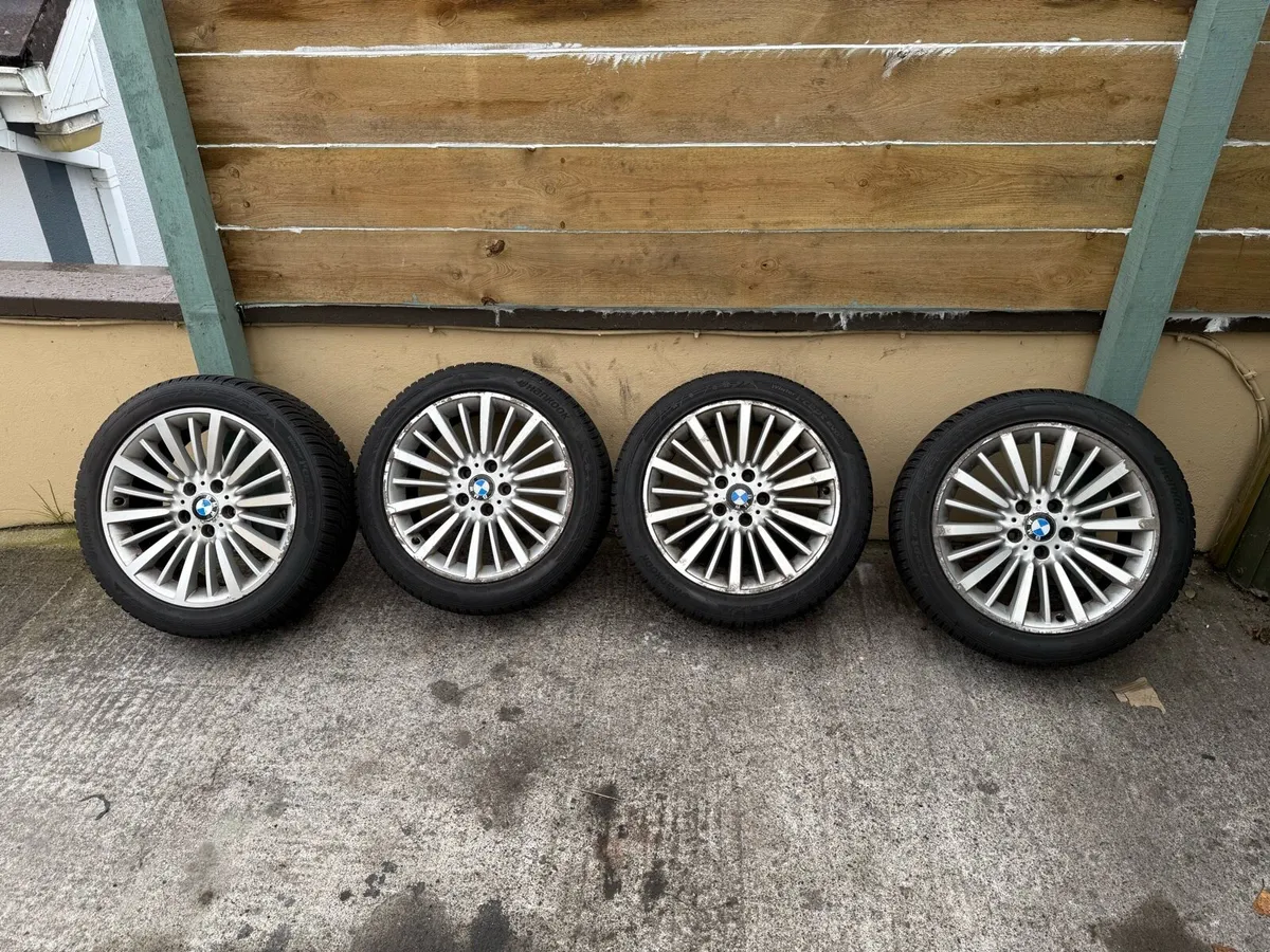 18” Bmw alloys wheels & tyres - Image 1