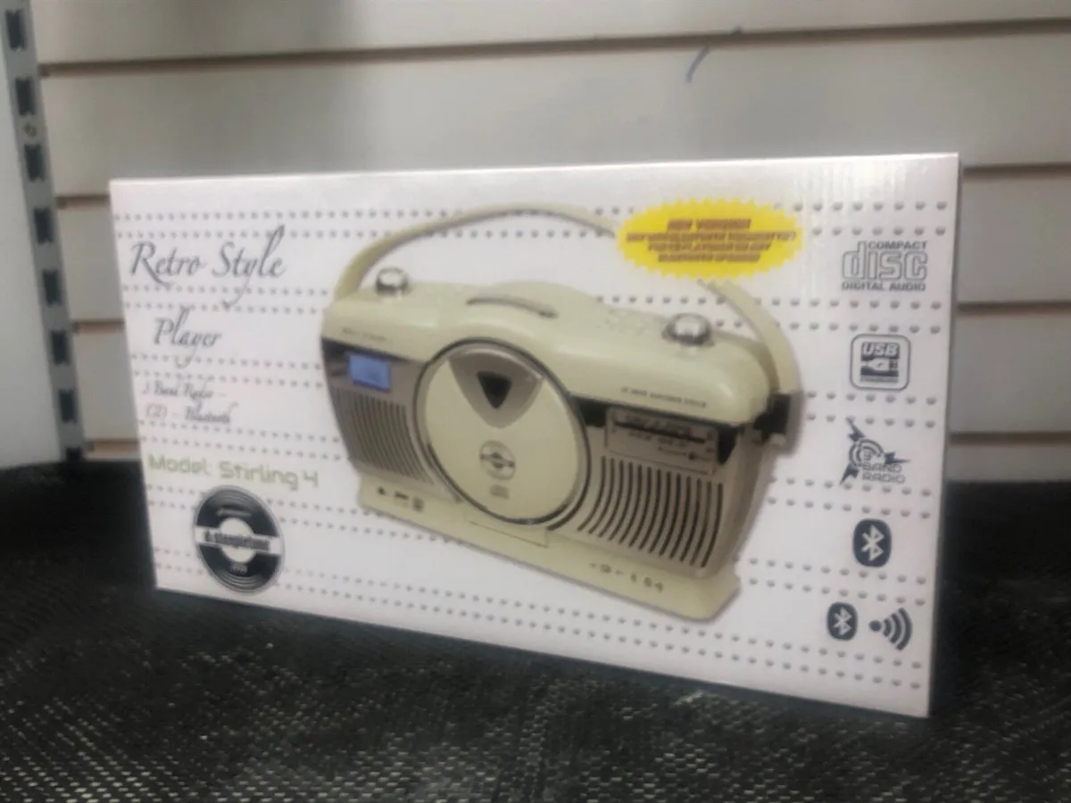 Retro Style Radio | CD Player - Image 1