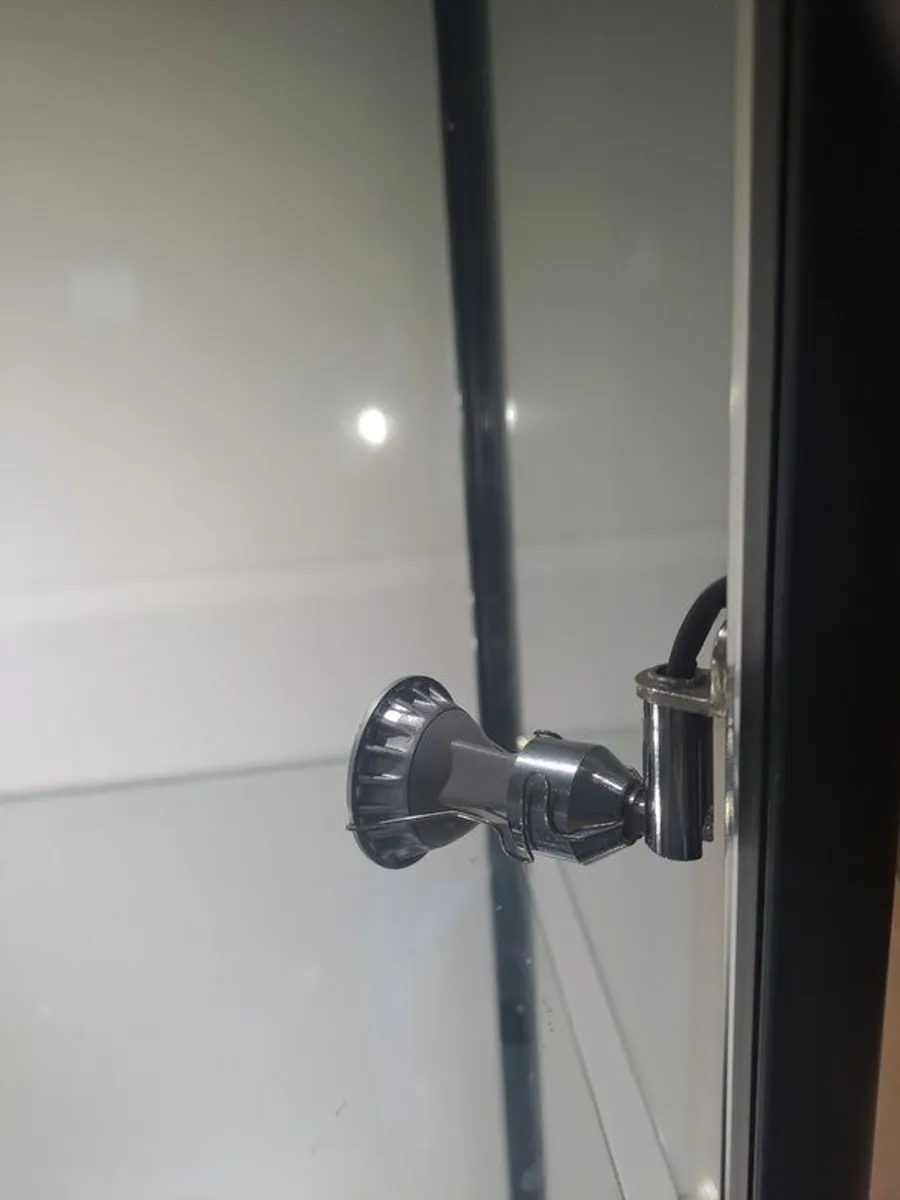 Black Panorama Glass Display Cabinet - Image 3