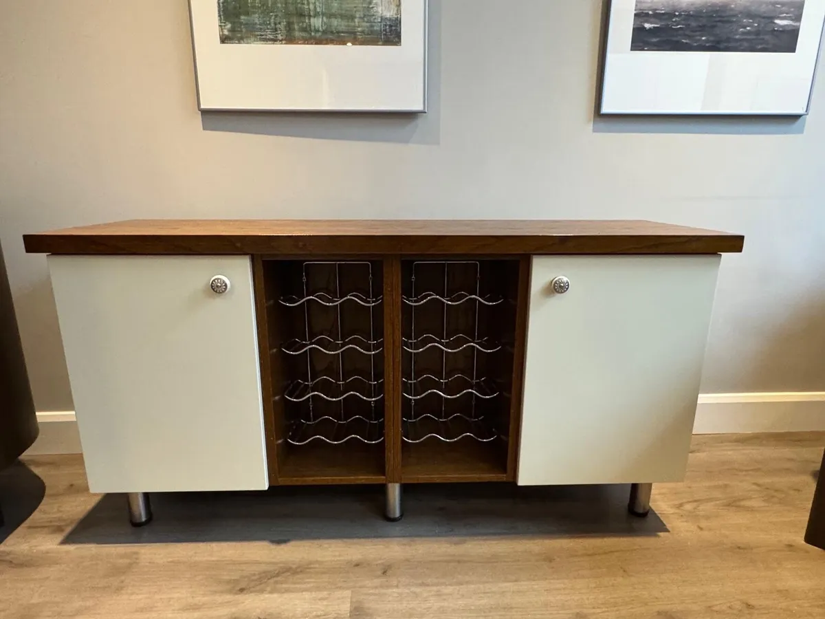 Sideboard with wine rack and storage - Image 1