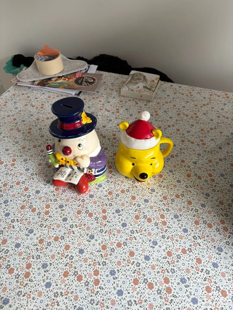 2 children  ornaments I money box and 1 - Image 2
