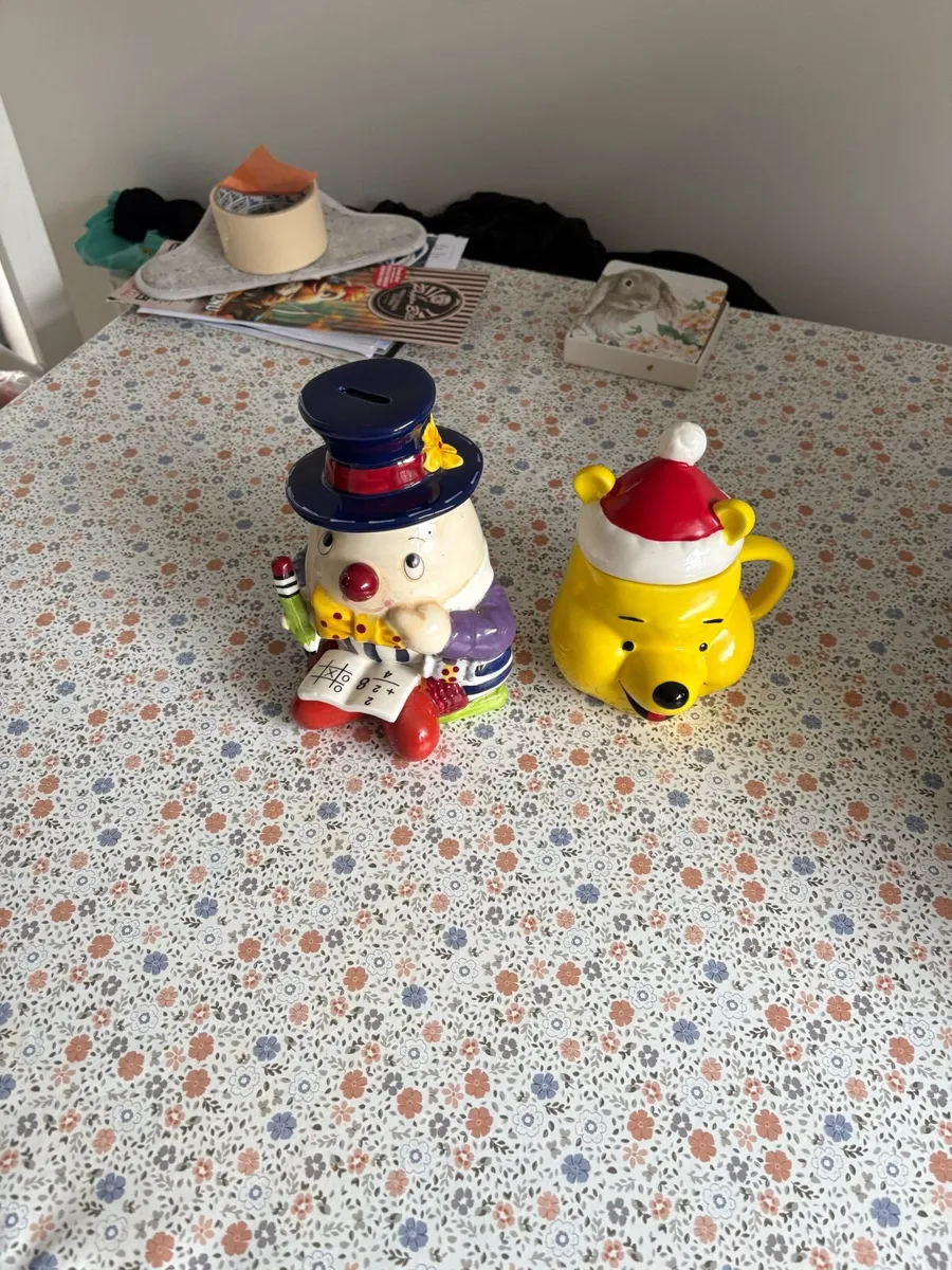 2 children  ornaments I money box and 1 - Image 4