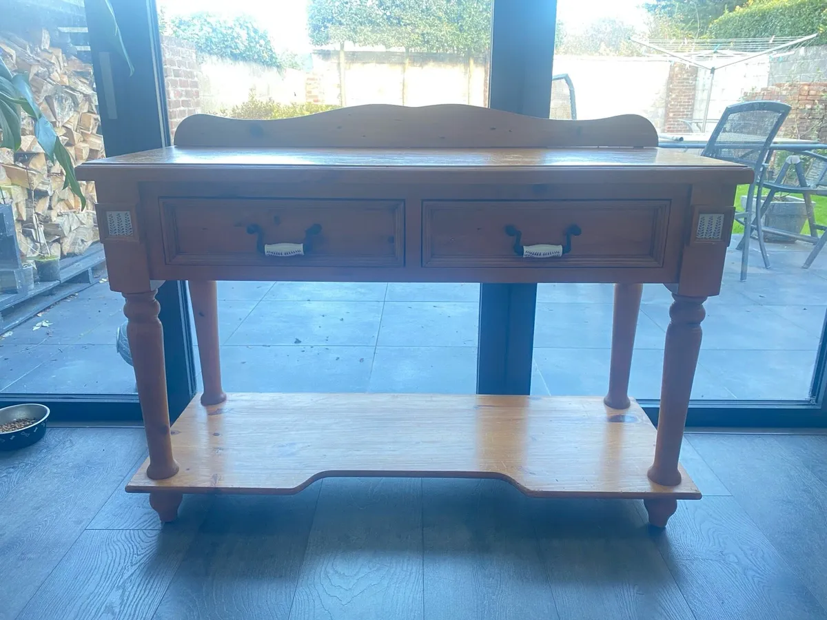 Wooden hall table - Image 1