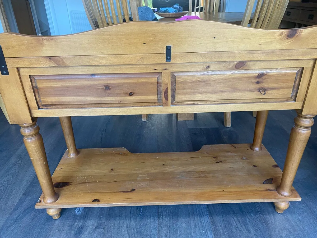 Wooden hall table - Image 3