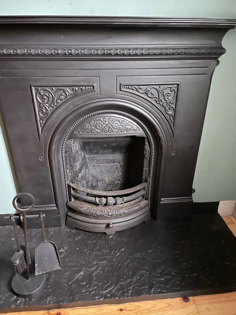 Cast iron fireplace