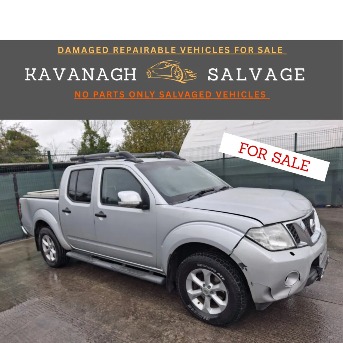 2014 Nissan Navara 2.5 Diesel. Light Damage - Image 1