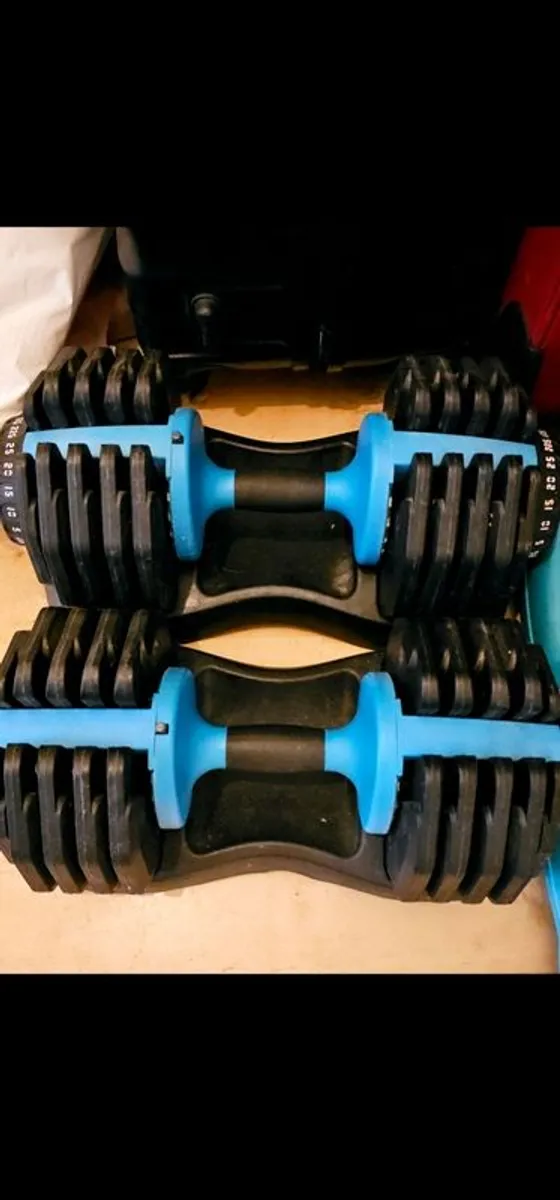 adjustable dumbells - Image 1