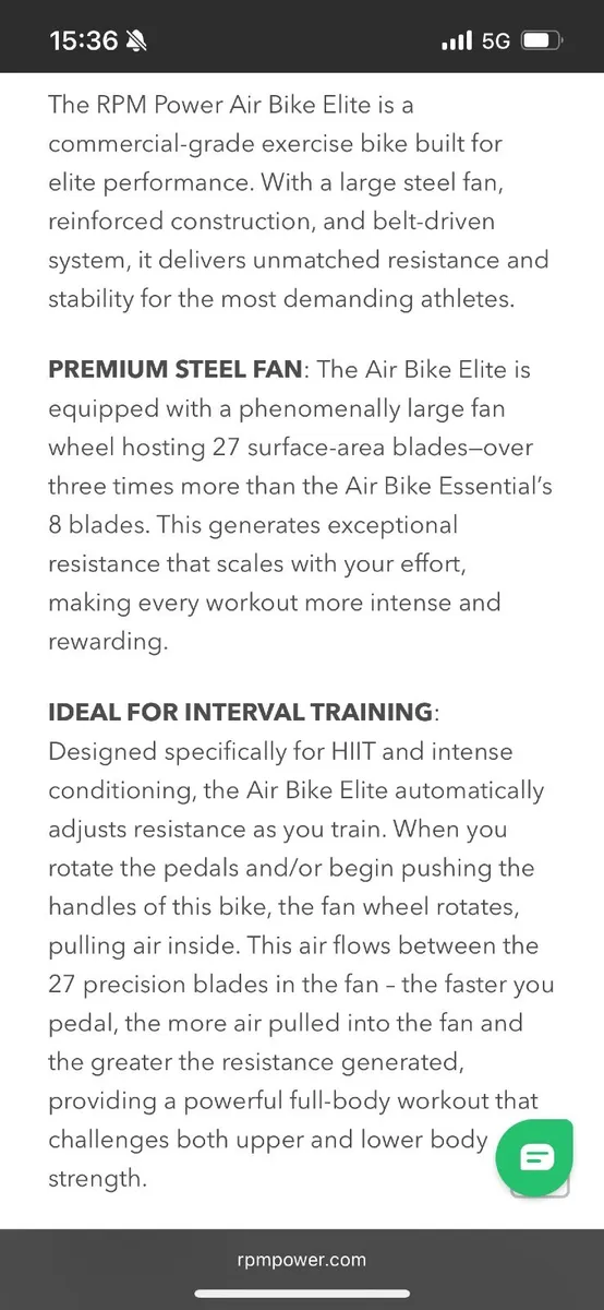 Air Bike Elite / Assault Bike - Image 2