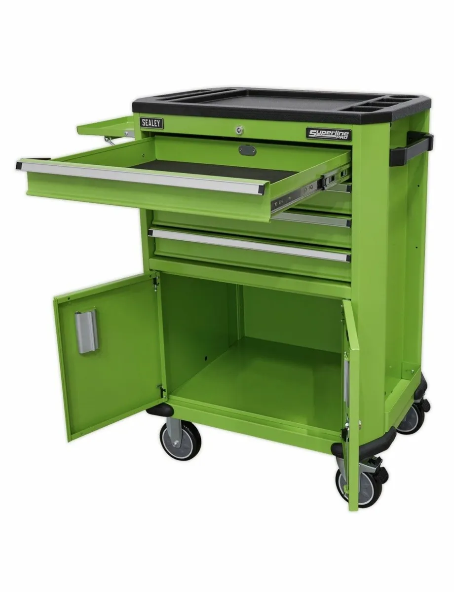 Superline PRO® Tool Trolley with 4 Drawers - Image 4