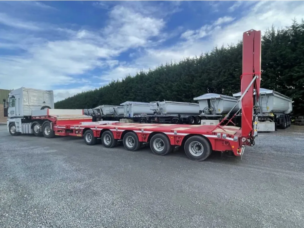 5 AXLE FAYMONVILLE ( POWER STEERED LOW LOADER) - Image 1