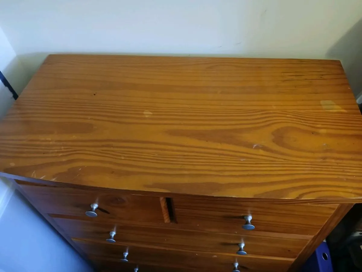 Wooden chest of drawers - Image 4