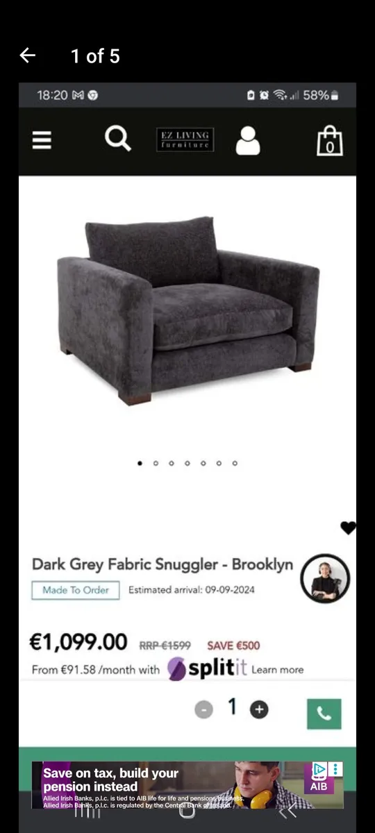 Cuddle chair - Image 3