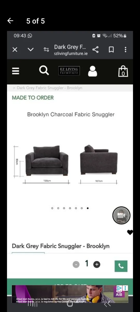 Cuddle chair - Image 4