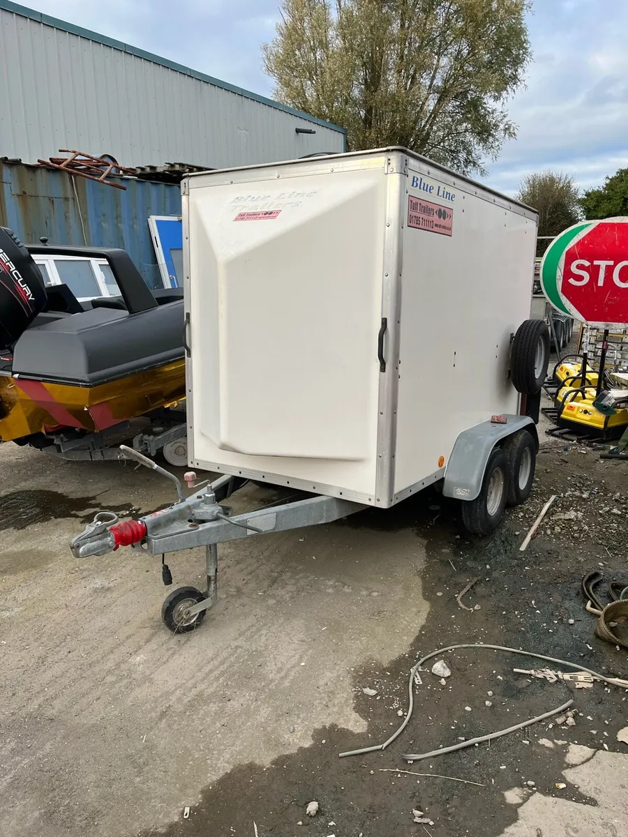 8x4 Blue line box trailer - Image 1