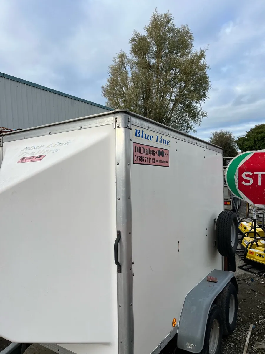 8x4 Blue line box trailer - Image 2