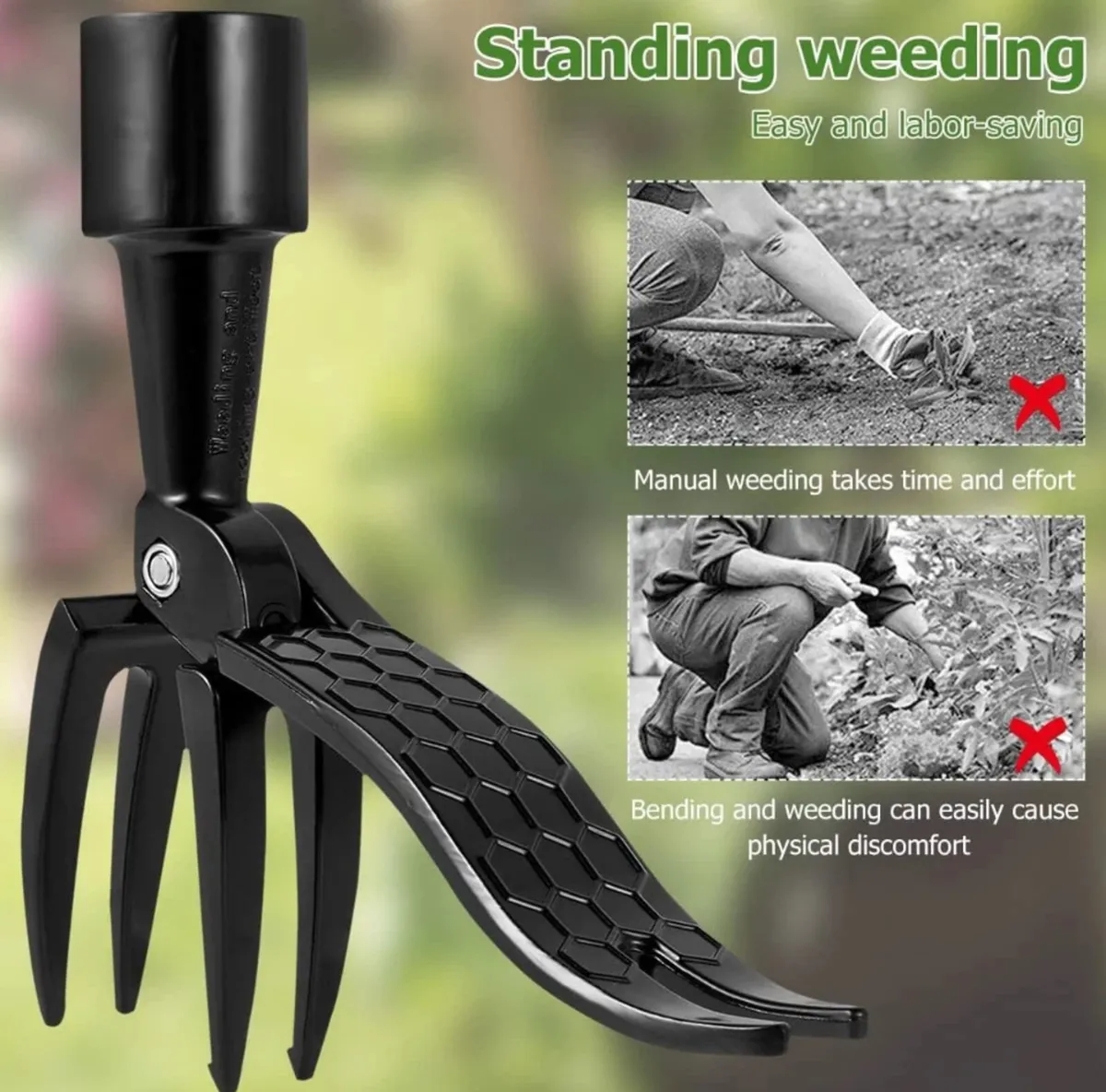 Weed Puller Steel Claw Weed Remover - Image 4