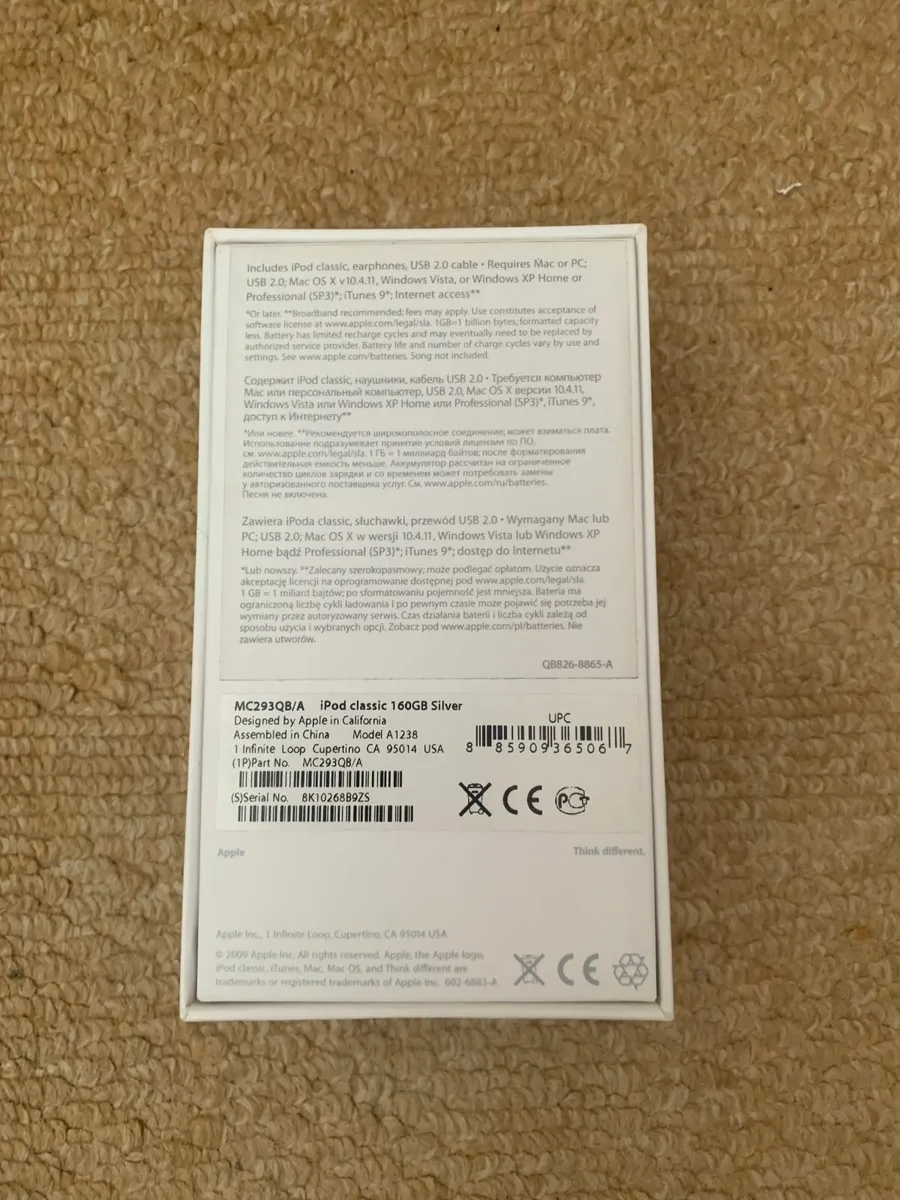 ipod Classic 160GB Silver - Image 2