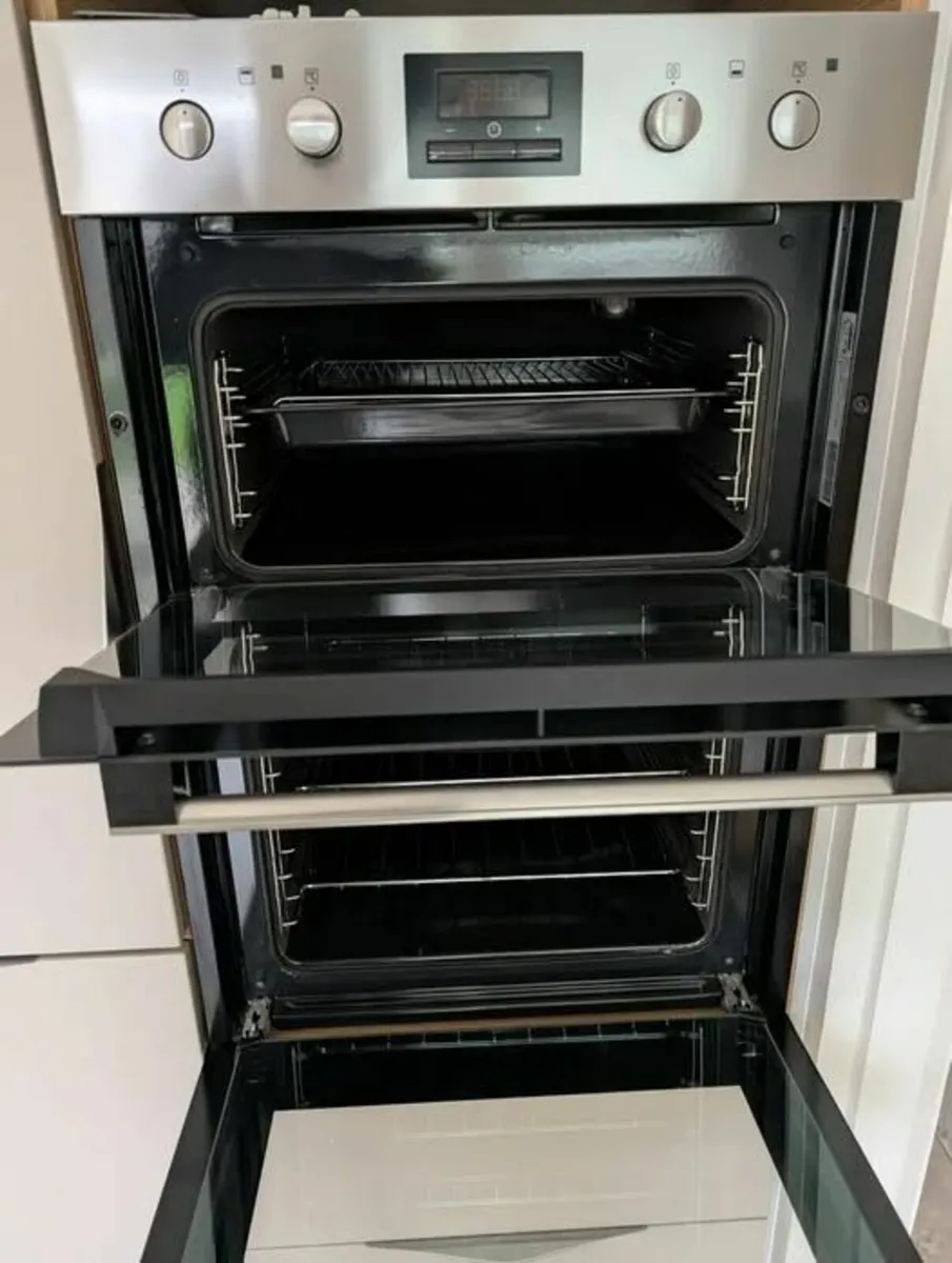 Zanussi Stainless Steel Double Oven