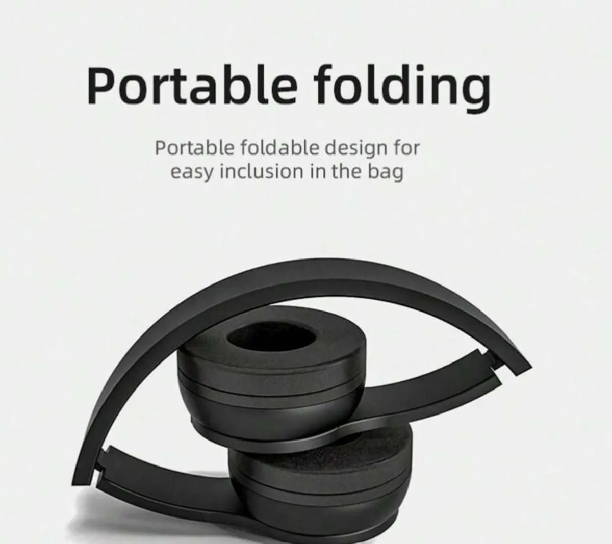 Brand New Foldable Wireless Headphones -Heavy Bass - Image 2
