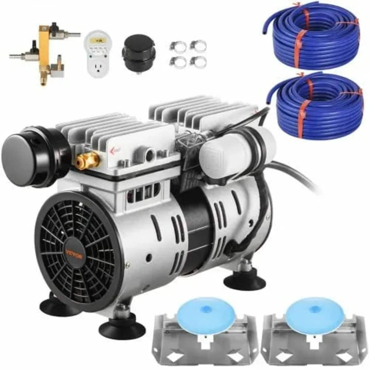 Pond Aerator Lake Pond Aeration Kit 3/4 HP w/ 2x 3 - Image 1