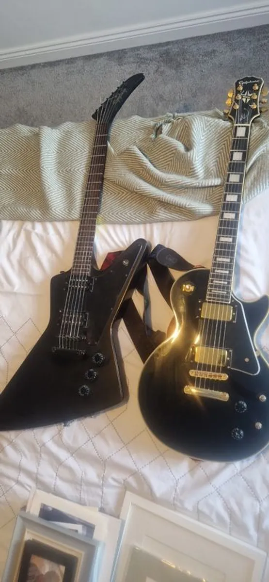 EPIPHONE BUNDLE - Bjorn Gelotte Les Paul & Epiphone Gothic Explorer - Image 1