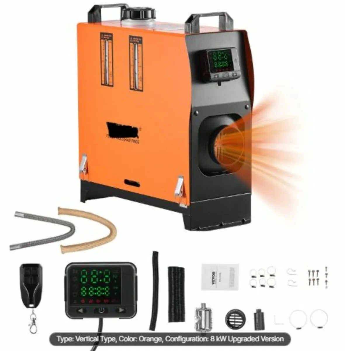 Diesel Air Heater, 8 kW DC12-24V, Fast Heating - Image 1